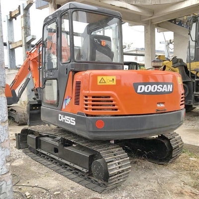 Αγορά Κορεατική κατασκευή 2017 Doosan DH55 Crawler Excavator 5 τόνων με αρχική υδραυλική βαλβίδα ηλεκτρονική κατασκευή