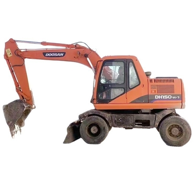 Αγορά 15 τόνων Doosan DH150-7 μηχανή εξορύξεως τροχών σε καλή κατάσταση αρχικό σχέδιο κατασκευασμένο στην Κορέα ηλεκτρονική κατασκευή