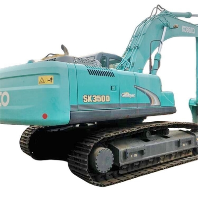 주문 상하이 사용된 코벨코 SK350 발굴기 35톤 HINO 엔진 197 KW 좋은 상태 온라인 제조