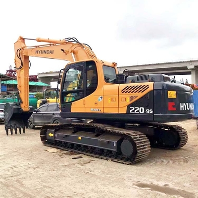 Korea original secondhand used Hyundai 220LC-9S excavator 22 ton for sale