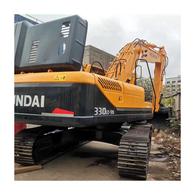 Hyundai Excavator 330 Crawler Chain Moving Type Machine Weight 32000 KG Korea Original