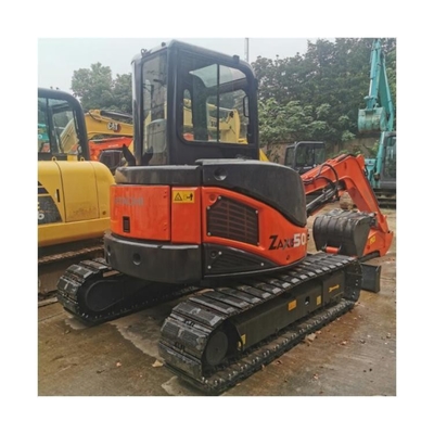 Active 5 Ton Used Mini Excavator Hitachi ZX50 in with and Original Hydraulic Pump