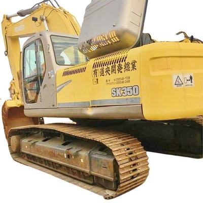 Good Condition SK350-8 35 Ton Used Excavator from Japan with Original Hydraulic Valve